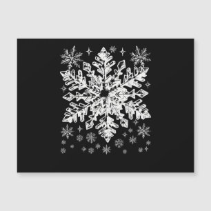 Snowflake Kostüm Winter Weihnachten Matching Mens Magnetkarte
