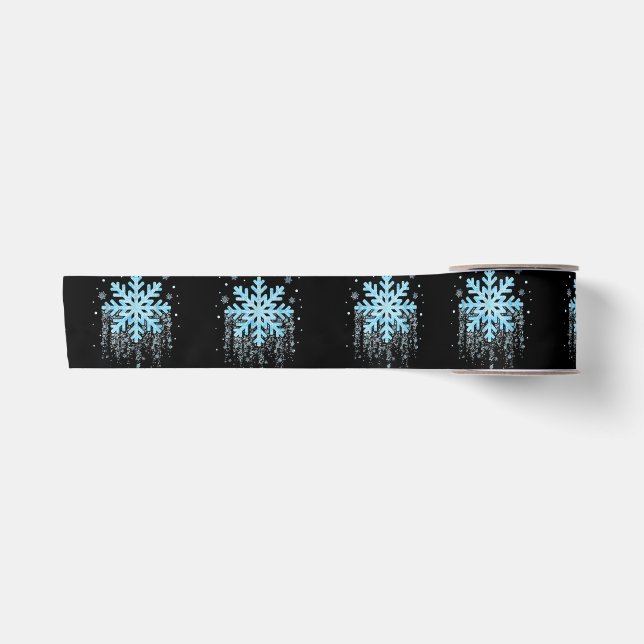 Snowflake Kostüm Winter Weihnachten Matching Mens  Satinband (Vorderseite)