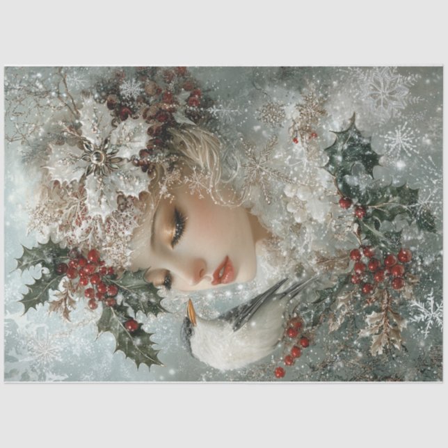 Snowflake Ladybird Seidenpapier (Vorderseite)