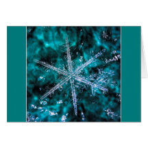 Snowflake Macro Foto Ihre eigene Textkarte hinzufü