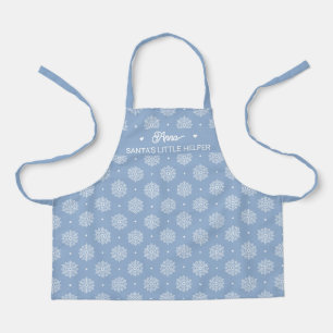 Snowflake Muster Niedlich Light Blue Child Weihnac Schürze