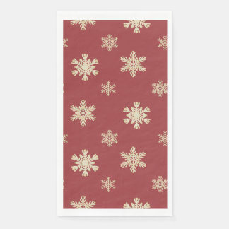 Snowflake Muster Weihnachtspapier Handtücher Serviette