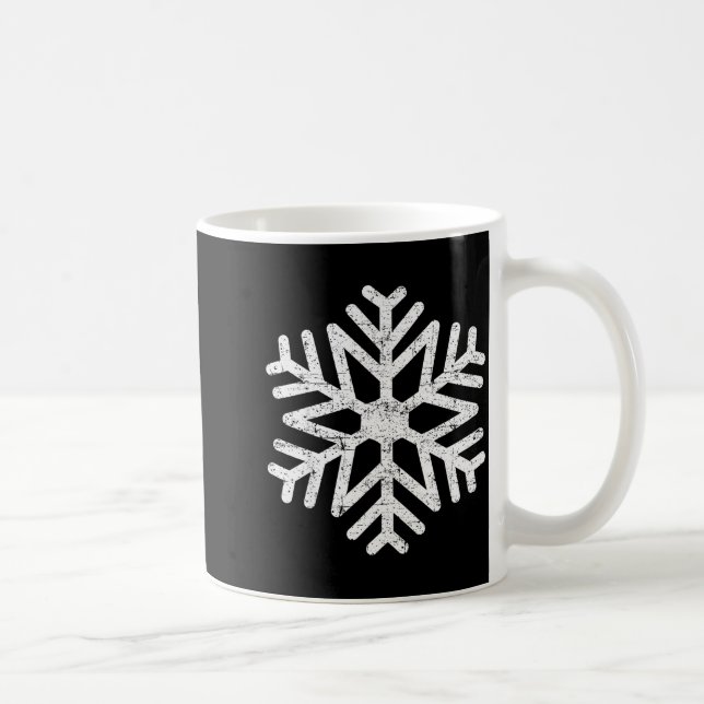 Snowflake New Awesome Cool Humor And Sarcastic Fun Kaffeetasse (Rechts)