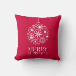 Snowflake Ornament Frohe Weihnachtsbaumkissen Kissen