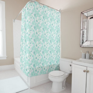Snowflake Paisley Duschvorhang