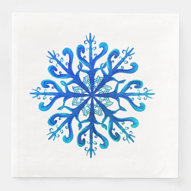 Snowflake Paper Napkins Serviette (Vorderseite)
