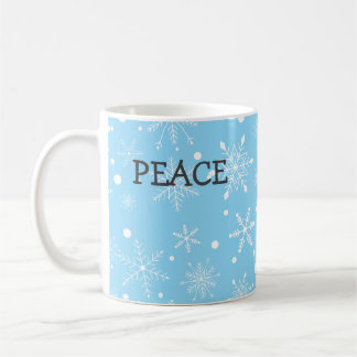 Snowflake Peace Mug Kaffeetasse