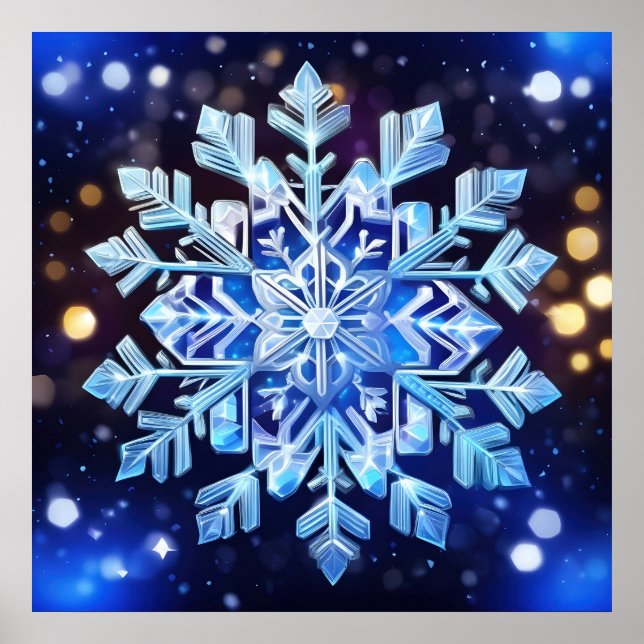Snowflake Poster (Vorne)