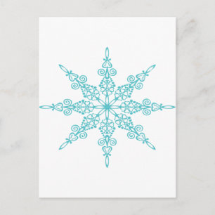 SNOWFLAKE POSTKARTE