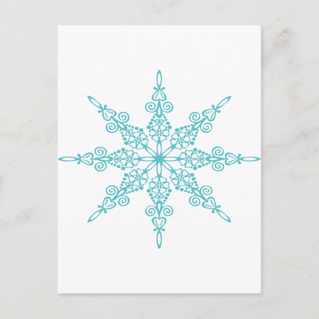 SNOWFLAKE POSTKARTE (Vorderseite)