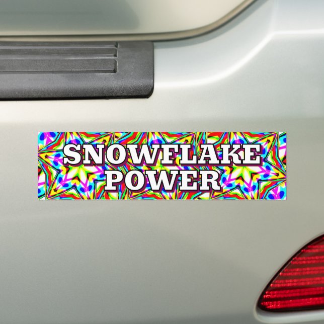 SNOWFLAKE POWER ( you may change the words ) Autoaufkleber (Auf Auto)