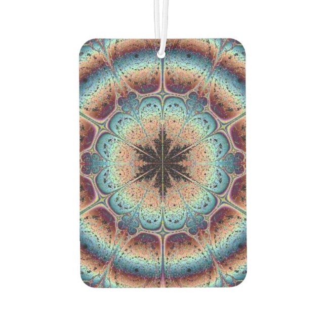 Snowflake Rectangle Air Freshener Autolufterfrischer (Rückseite)