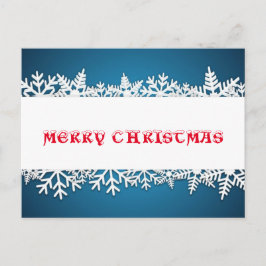 Snowflake Serenade Feiertagspostkarte