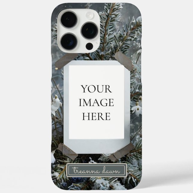 Snowflake Serenity iPhone 16 Pro Max Hülle (Rückseite)