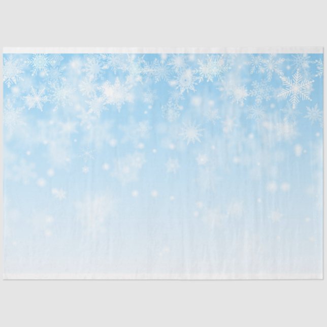 Snowflake Serie 6 Design 5 Seidenpapier (Vorderseite)