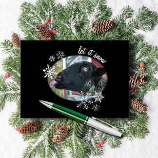 Snowflake Sheep : Qu'il neige ! Carte postale de
