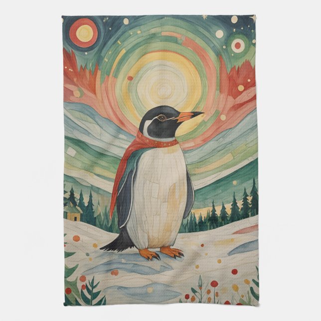 Snowflake Soirée Geschirrtuch (Vertikal)