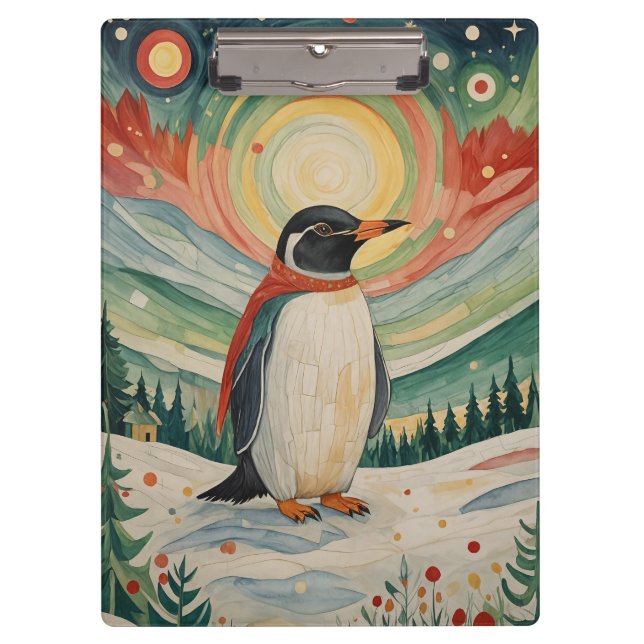 Snowflake Soirée Klemmbrett (Vorderseite)