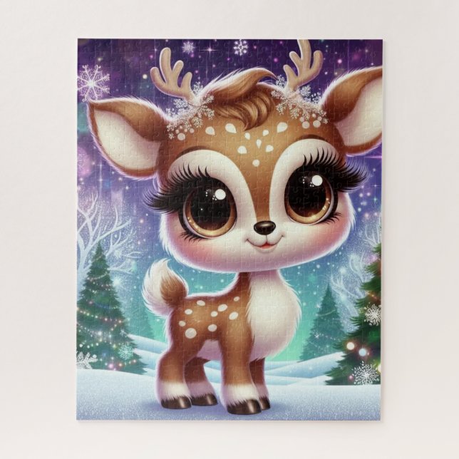 Snowflake Sparkle Baby Reindeer (Vertikal)