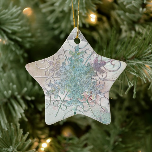 Snowflake Star Holiday Ornament (Baum)