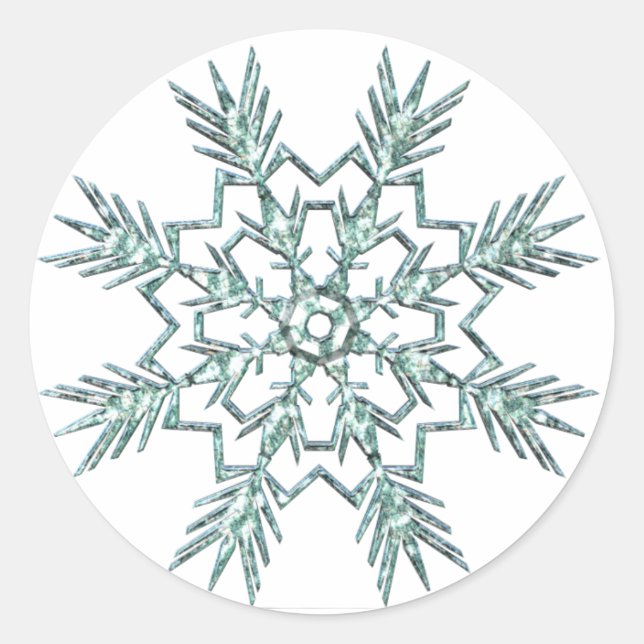 SnowFlake Sticker (Vorderseite)