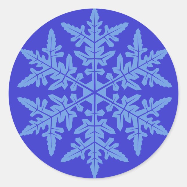 Snowflake Sticker (Vorderseite)