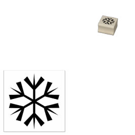 Snowflake Symbol Winterspass Gummistempel