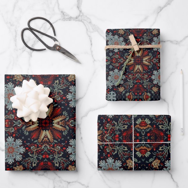 Snowflake-Symphonie Geschenkpapier Set (Vorderseite)