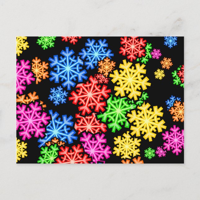 Snowflake Wallpaper Postkarte (Vorderseite)