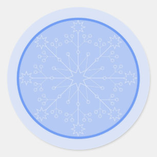 Snowflake Wedding Umschlag Aufkleber