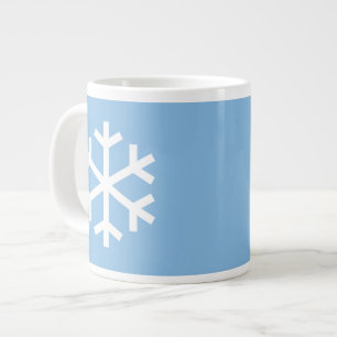 Snowflake Weihnachten Riesenblauer Kaffee Tasse