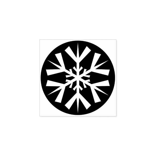 Snowflake Weihnachten Weihnachten Weihnachtskarte  Gummistempel (Prägung)