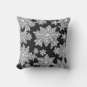 Snowflake Weihnachts-Weihnachtsbaum Kissen