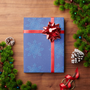 Snowflake Weihnachts-Wrapper Geschenkpapier