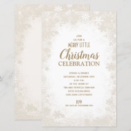 Snowflake Weihnachtsfeiertage Einladungen