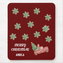 Snowflake Weihnachtsmäuse Pad Mousepad