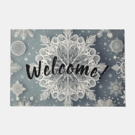 Snowflake Welcome Mat Fußmatte