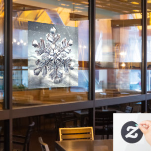 Snowflake Window Cloning Fensteraufkleber