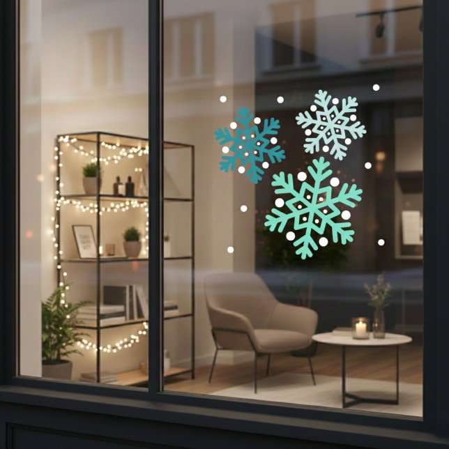 Snowflake Window Cloning Fensteraufkleber (Snowflake Window Cling)