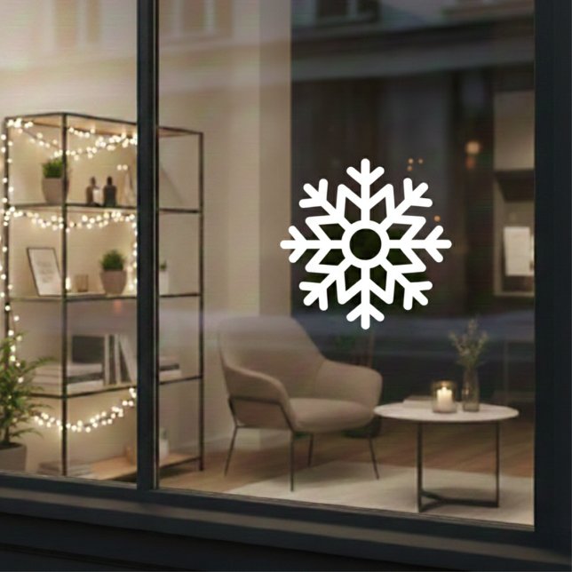 Snowflake Window Cloning Fensteraufkleber (Snowflake Window Cling)