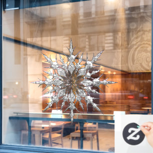 Snowflake Window Cloning Fensteraufkleber