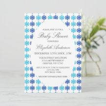 Snowflake Winter Baby Dusche