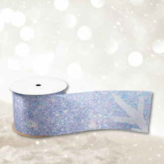 Snowflake Winter Ribbon für Weihnachtsgeschenke Satinband