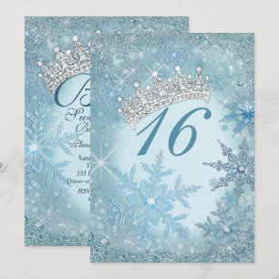 Snowflake Winter Wonderland Einladungen