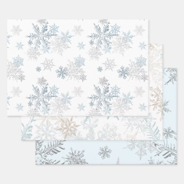 Snowflake Winter Wonderland Geschenkpapier Set (Set)