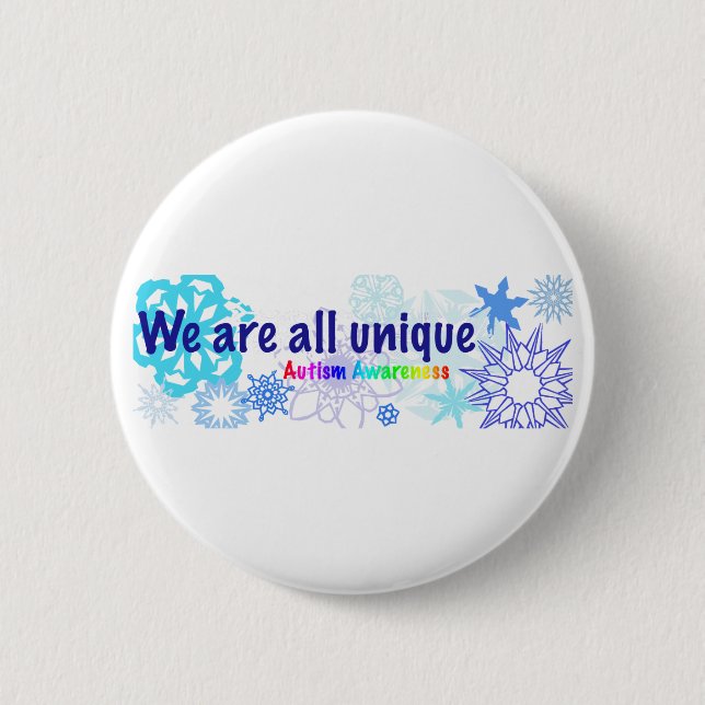 snowflakes_autism button (Vorderseite)