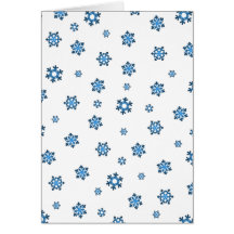 Snowflakes (bleu et noir)