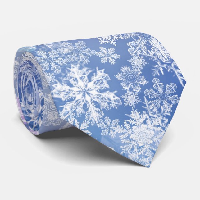 Snowflakes Cravate masculine (Roulé)