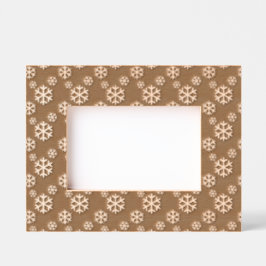 Snowflakes Design Geätzte Rahmen