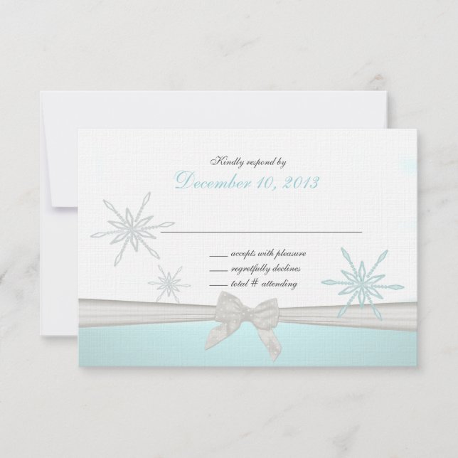 Snowflakes d'hiver avec réponse officielle de la b (Devant)